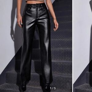 Faux Leather Pants